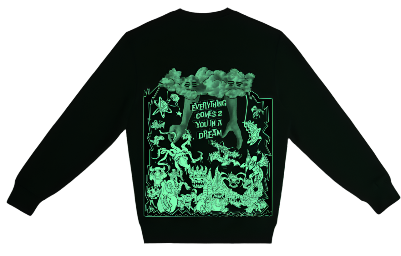 Dream Glow Crewneck Black