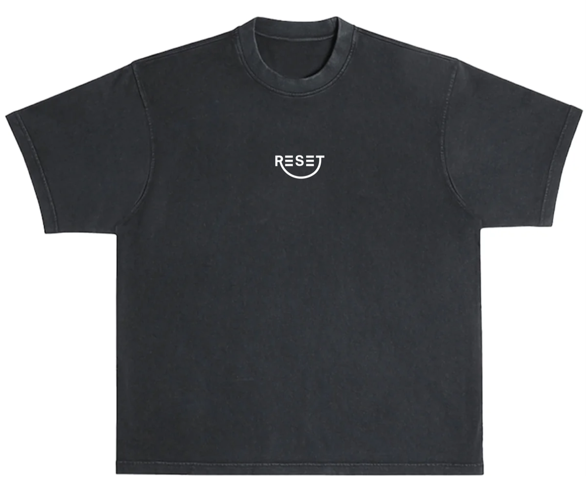 Dont Worry T-Shirt Washed Black