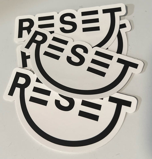 RESET LOGO STICKER