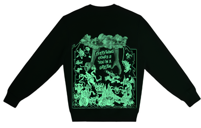Dream Glow Crewneck Black