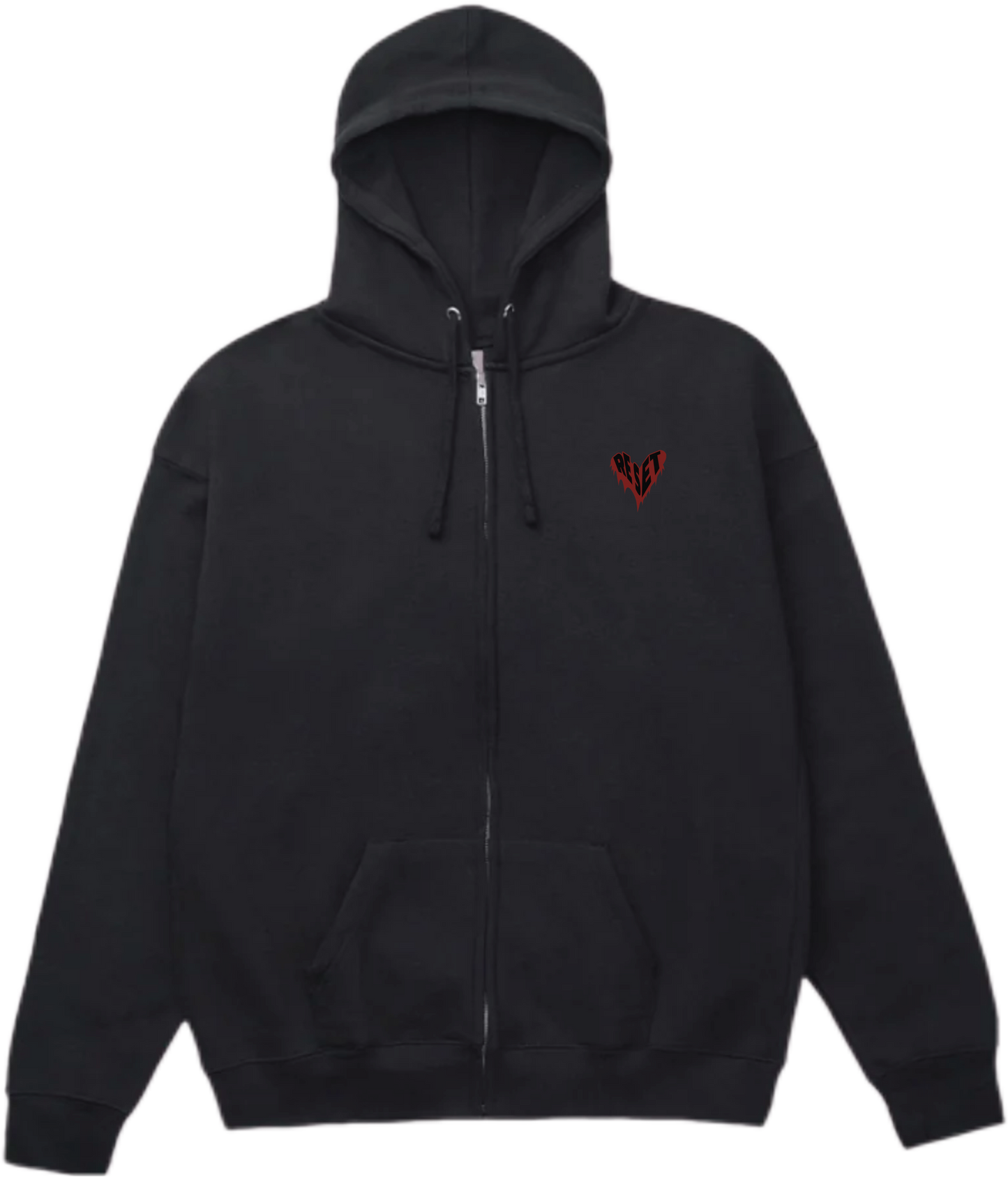 RESET WOLF ZIPPER BLACK