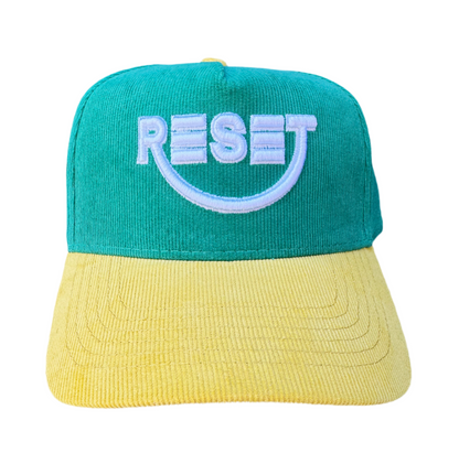 RESET Corduroy Green/Yellow Hat