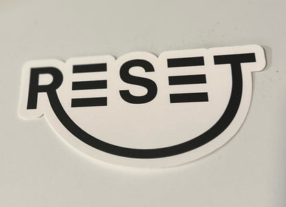 RESET LOGO STICKER